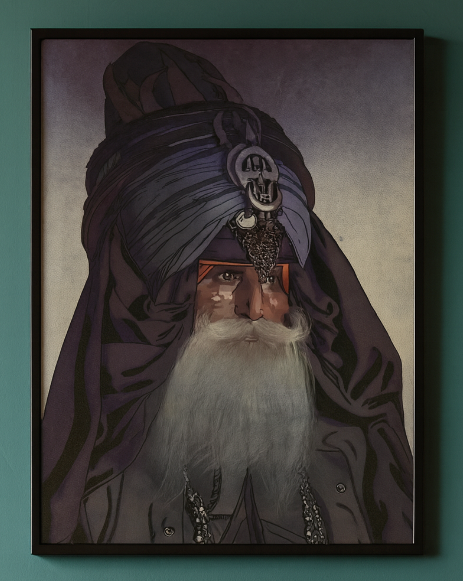 Sikh Elder — Wisdom, Humility & Spiritual Strength